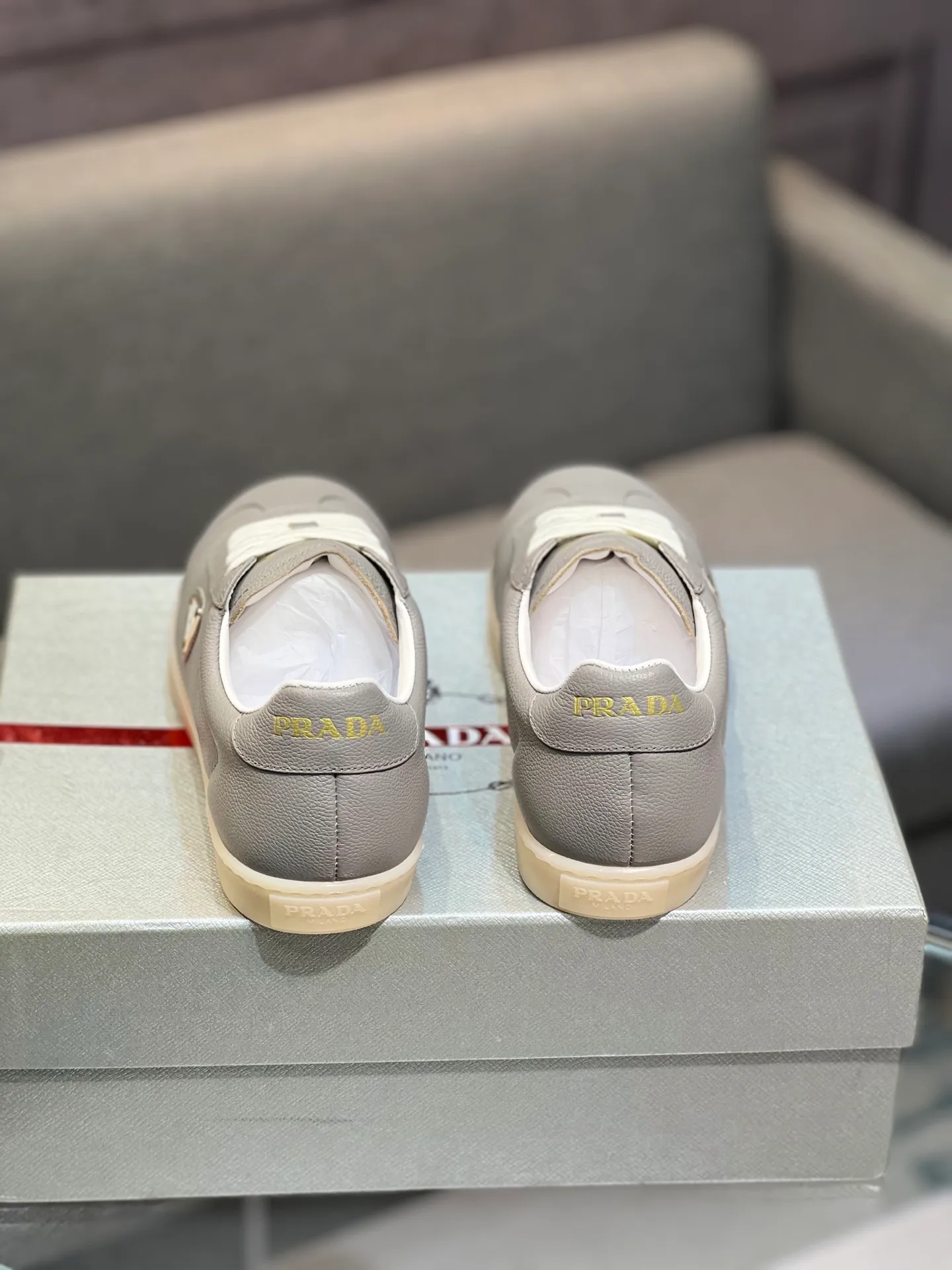 Men's shoes 💰540 [PRADA] Men's shoes are popular in the counter, official website synchronization, 1 high-quality shipment ✔️ Original frosted cowhide + cowhide lining, 1🆚1 replica, original sole, 38-45 (45 customized, non-refundable)